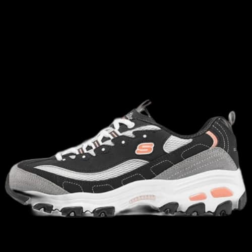 Skechers D'Lites 1.0 'Black White Gray' (Women's)