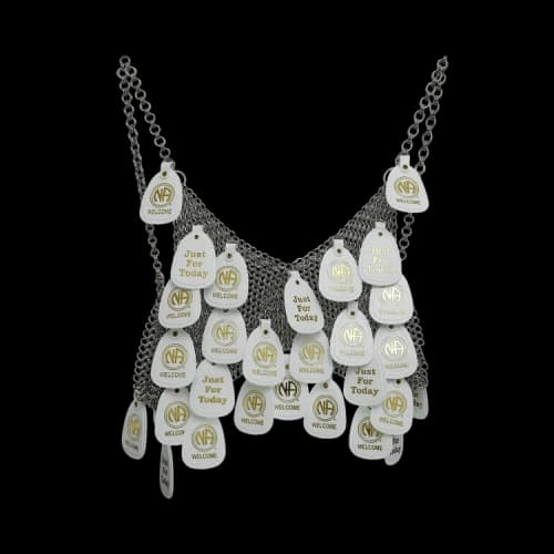 Enfants Riches Déprimés NA Chain Bra 'Silver'