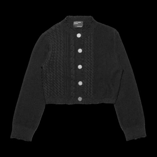 Enfants Riches Déprimés Cropped Cardigan 'Black'