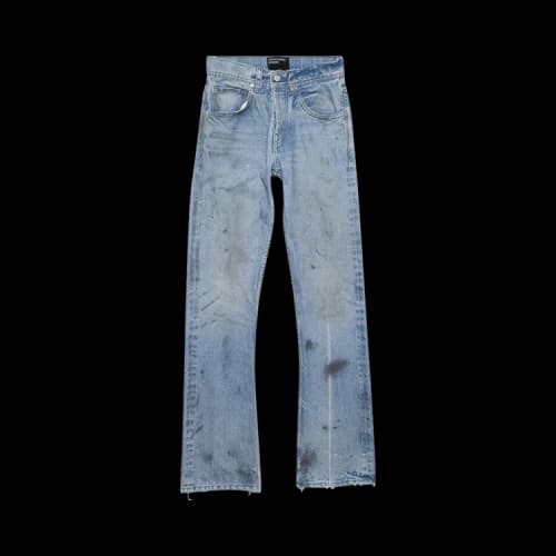 Enfants Riches Déprimés Classic Flare Leg Jeans 'Dirty Blue'