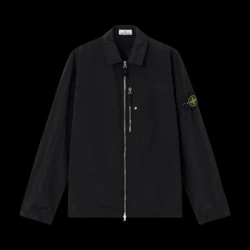 Stone Island Basic Shirt Coat 'Black'