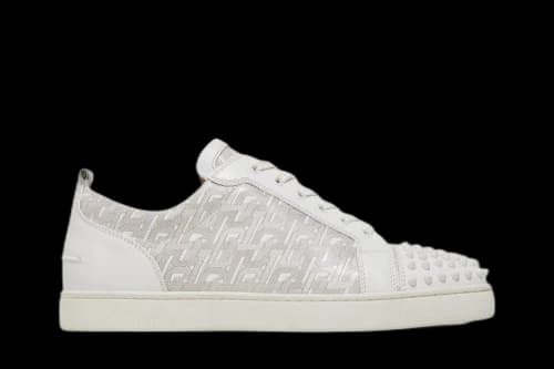Christian Louboutin Louis Flat 'Art Deco - White'
