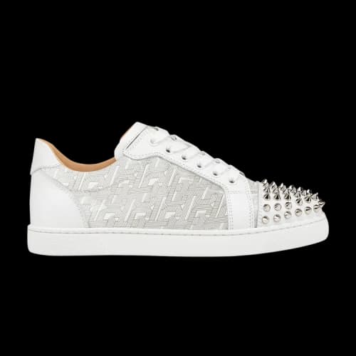 Christian Louboutin Vieira Spikes 'Art Deco - White' (Women's)