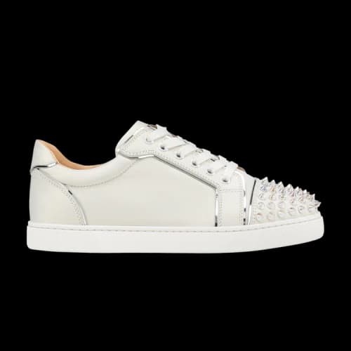 Christian Louboutin Vieira Spikes 'Snow Silver' (Women's)