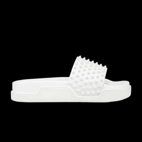 Christian Louboutin Pool Fun Slide 'White'