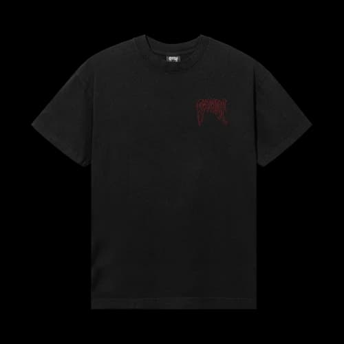 Revenge Outline Sketch Tee 'Black/Red'