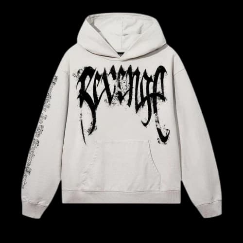 Revenge St. Michael Hoodie 'Cement'