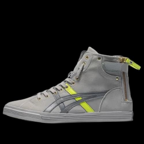 ASICS Double Clutch Grey/Green Fleece High Board Shoe