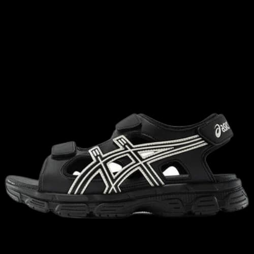 ASICS Kahana Sd Black Sandals 'Black White'