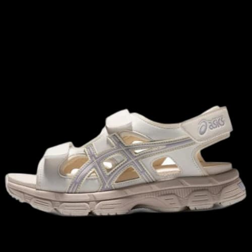 ASICS Kahana Sd Outdoor Sports Unisex Beige Purple Sandals 'Cream Graypurple'