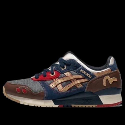 ASICS Gel-Lyte 3 300 x EVISU 'Grey Blue Dark Brown'