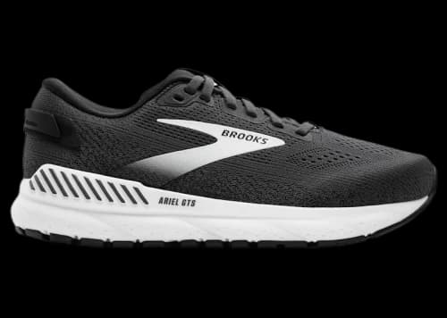 Brooks Ariel GTS 24 Ebony Black White (Women's)