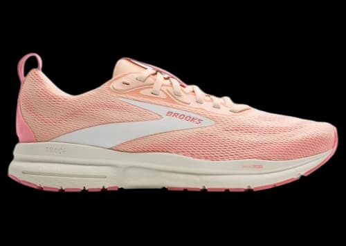 Brooks Trace 4 Tropical Peach Dianthus Grey (Women's)