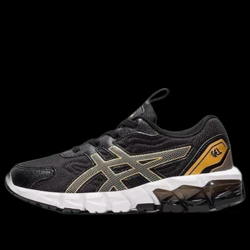(PS) ASICS Gel Quantum 90 3 KIDS BlackGolden 'Black Gold'