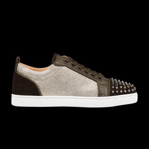 Christian Louboutin Louis Junior Spikes Orlato 'Brown'