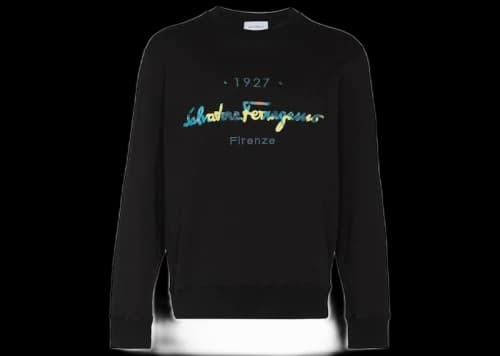 Ferragamo 1927 Signature Sweatshirt Black
