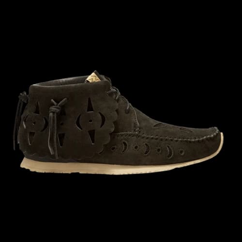 Visvim FBT Bearfoot Perf-Folk 'Black'