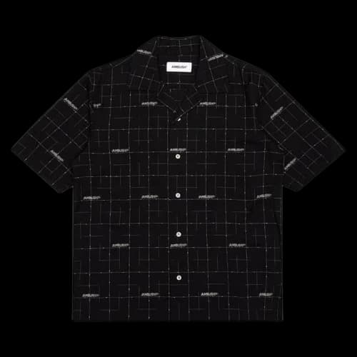 Ambush Logo Open Collar Shirt 'Black'