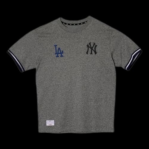 New Era MLB World Series Logo Printing Short Sleeve Unisex Gray
