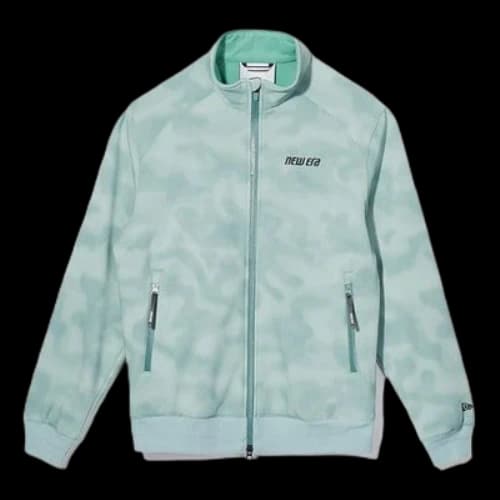 New Era Fleece Lined Stand Collar Jacket Blue