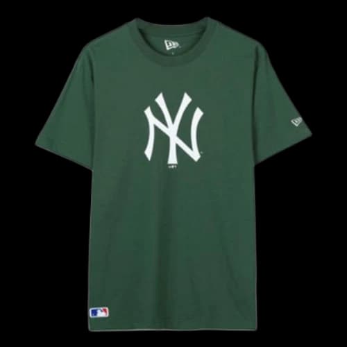 New Era MLB Large LOGO Round Neck Short Sleeve Unisex Green