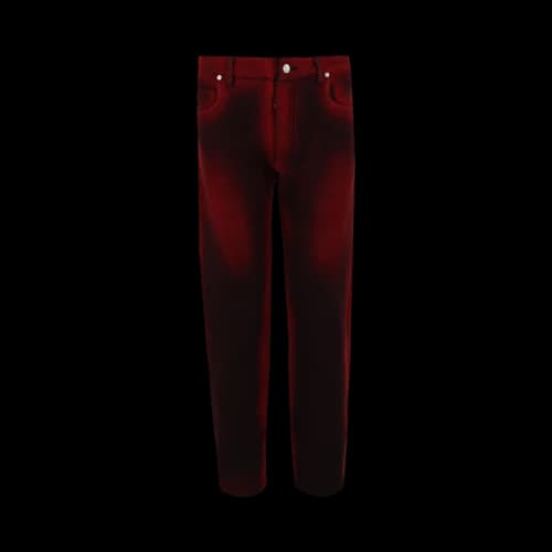 Ferragamo Ribbed Airbrush Pants 'Multicolor'