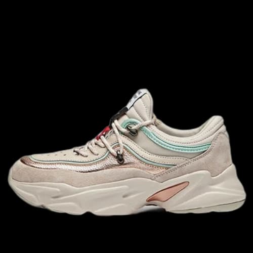 ANTA x OC Life Series Sneakers 'Grey Gold Green' (Women's)