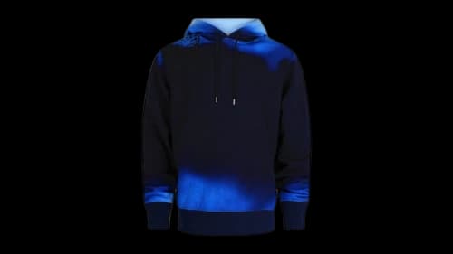Ferragamo Ombre Leopard Print Hoodie Black