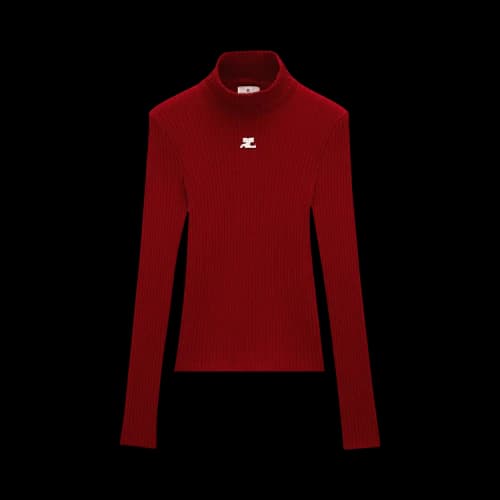 Courrèges Knit Jumper 'Red'