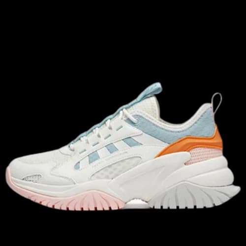 ANTA x Hua Mulan Training Series Sneakers 'White Blue Orange' (Women's)