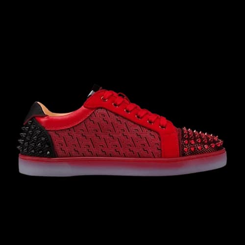 Christian Louboutin Seavaste 2 Orlato Flat 'Red Black'