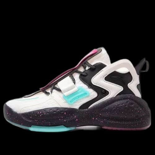 ANTA Life Series Sneakers 'Black White Green' (Women's)