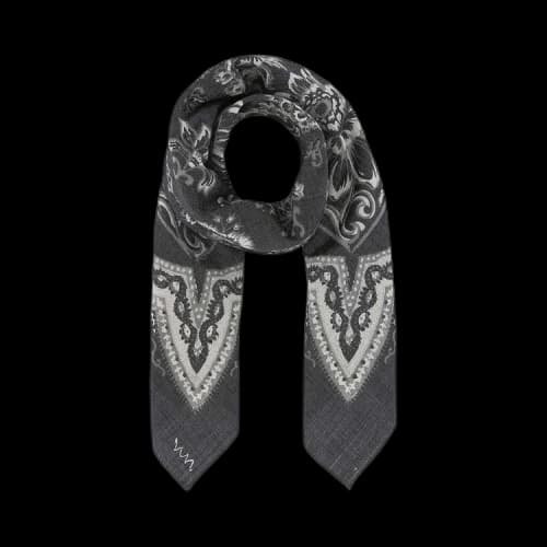 Visvim Wildflower Scarf 'Black'
