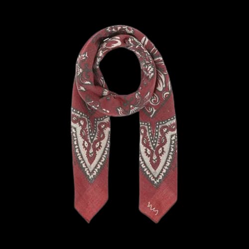 Visvim Wildflower Scarf 'Red'