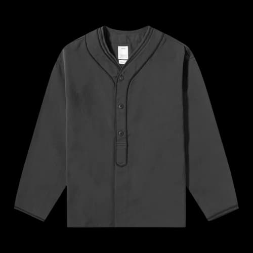 Visvim Long-Sleeve Dugout Shirt 'Black'