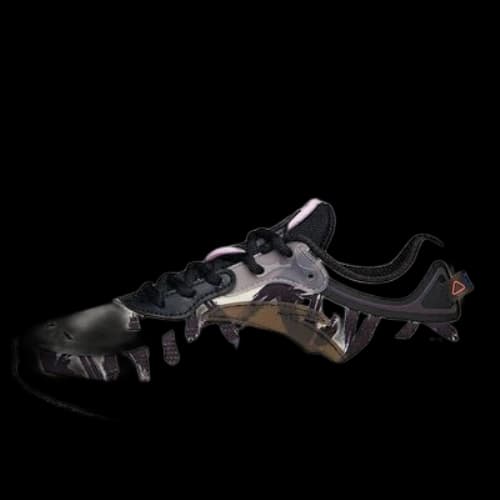 ANTA Running Series Sneakers Leather 'White Black Grey' (Women's)