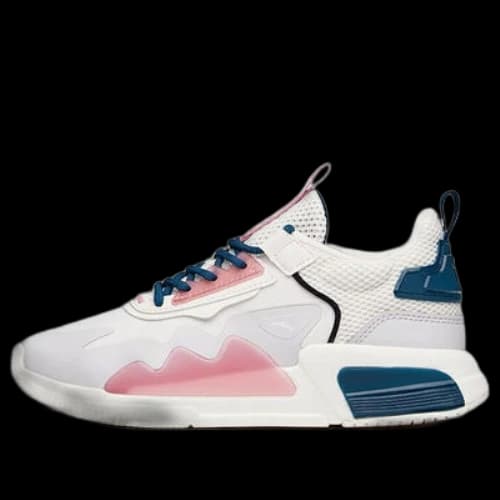 ANTA Life Series Sneakers 'Refuse Mediocrity White Pink Blue' (Women's)