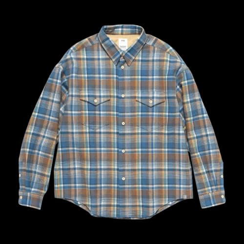 Visvim Frontier Check Long-Sleeve 'Blue'