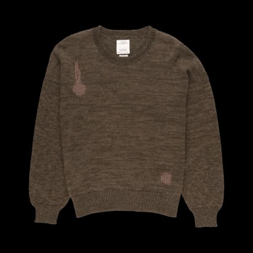Visvim Jumbo Crew Knit 'Olive'