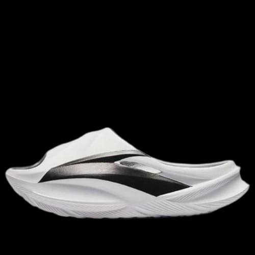 ANTA Casual Slippers 'White Silver Black' (Women's)