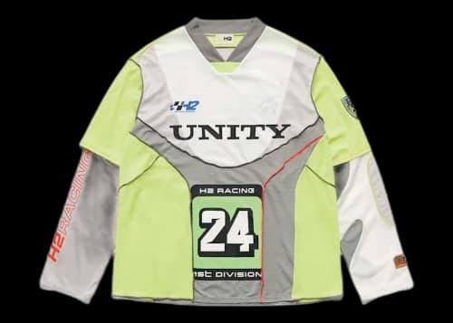 Heron Preston H&M Double-Layered Mesh T-shirt Light Green