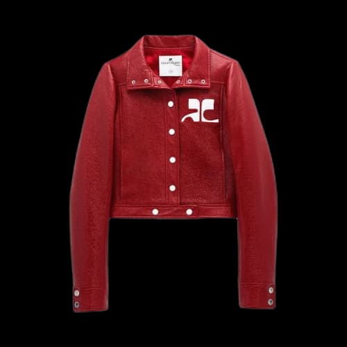 Courrèges Vinyl Jacket 'Red'