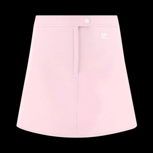 Courrèges Vinyl Mini Skirt 'Light Pink'