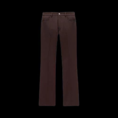 Courrèges Eco Twill Bootcut Pants 'Chocolat'