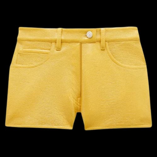 Courrèges Short 'Ochre'