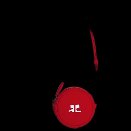 Courrèges Small Circle Bag 'Red'