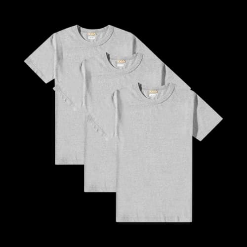Visvim Sublig Wide Short-Sleeve T-Shirt (3 Pack) 'Grey'