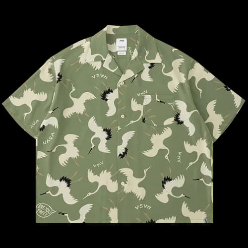 Visvim Crosby Hikaku Vacation Shirt 'Light Green'