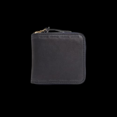 Visvim Leather Bifold Wallet 'Navy'