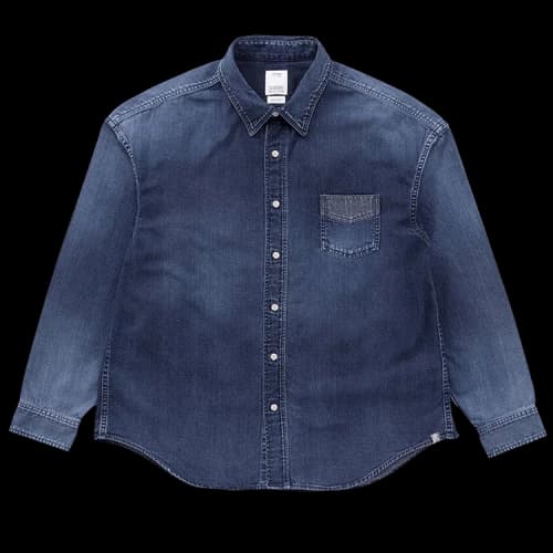 Visvim Short-Sleeve Workhouse Damage Shirt 'Indigo'